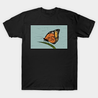 Monarch Butterfly Sketch T-Shirt